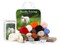 Complete Needle Felting Craft Starter Kit for Beginners, Premium Tools and Supplies, 17 Colors Wool, 6 Needles Color Coded, Wool Felting Pad, Leather Finger Guards, Storage Case